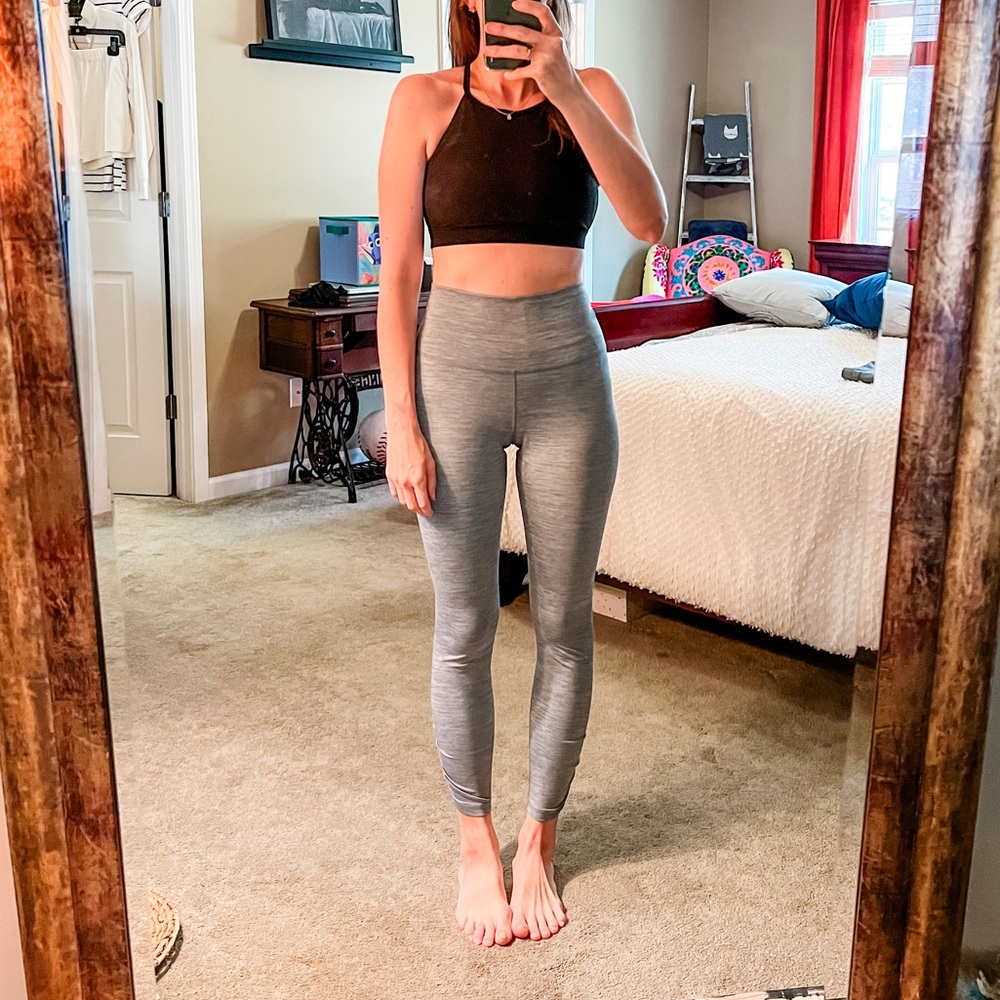 Nike Blue/Grey Dri-Fit Leggings | Medium